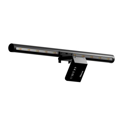 LED Himmennettävä näytön valaistus LEVANO LED/5W/5V 3000-6000K musta