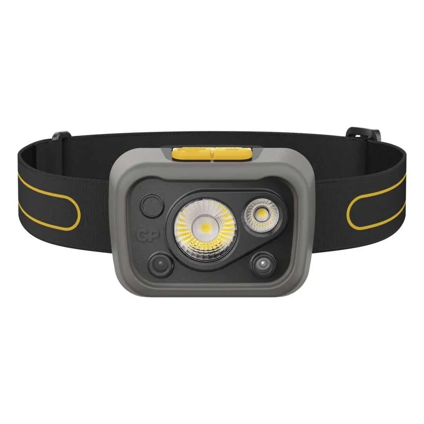 LED Himmennettävä otsavalo anturilla GP DISCOVERY CHW54 LED/3xAAA IPX5
