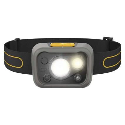 LED Himmennettävä otsavalo anturilla GP DISCOVERY CHW54 LED/3xAAA IPX5