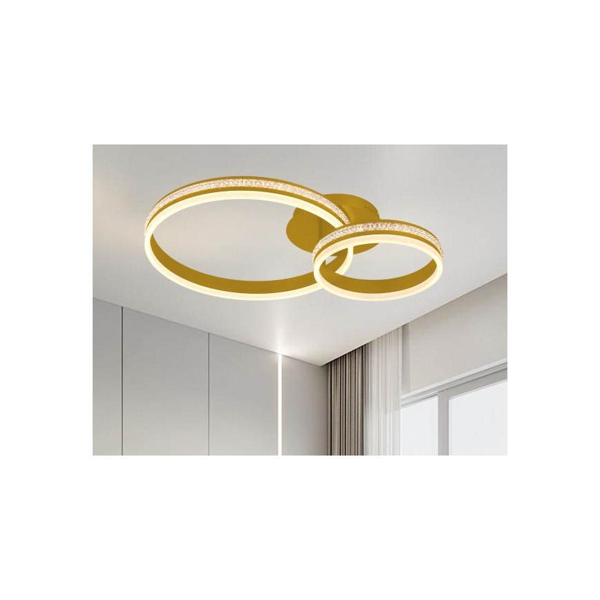 LED himmennettävä pinta-asennettava kattokruunu LED/110W/230V 3000-6500K + kaukosäädin