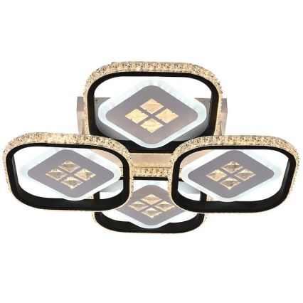 LED Himmennettävä pinta-asennettava kattokruunu LED/130W/230V 3000-6500K + kaukosäädin