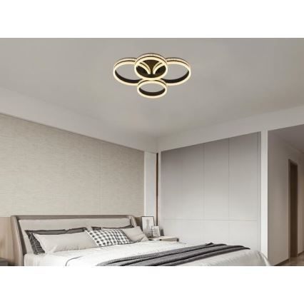 LED-himmennettävä pinta-asennettava kattokruunu LED/150W/230V 3000-6500K + kaukosäädin