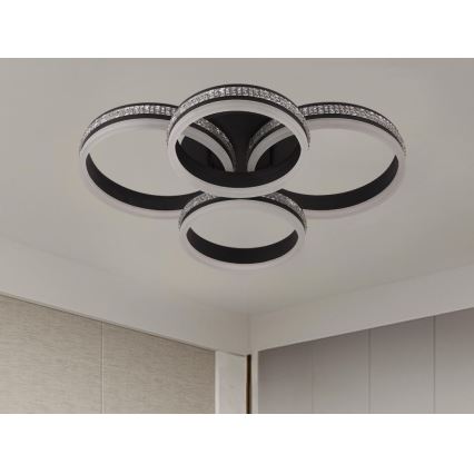 LED-himmennettävä pinta-asennettava kattokruunu LED/150W/230V 3000-6500K + kaukosäädin