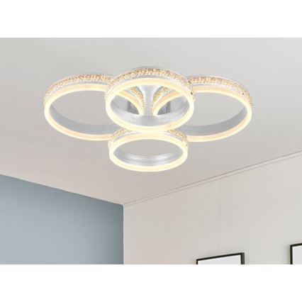 LED himmennettävä pinta-asennettava kattokruunu LED/150W/230V 3000-6500K + kaukosäädin