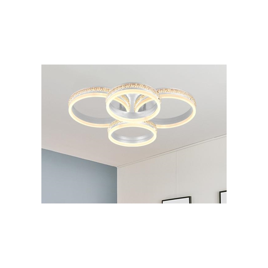 LED himmennettävä pinta-asennettava kattokruunu LED/150W/230V 3000-6500K + kaukosäädin