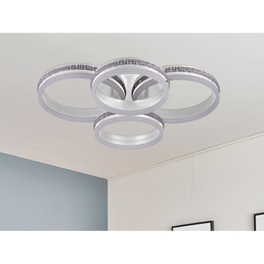 LED himmennettävä pinta-asennettava kattokruunu LED/150W/230V 3000-6500K + kaukosäädin