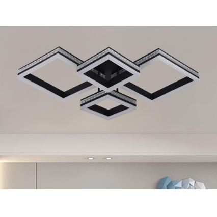 LED-himmennettävä pinta-asennettava kattokruunu LED/175W/230V 3000-6500K + kauko-ohjain