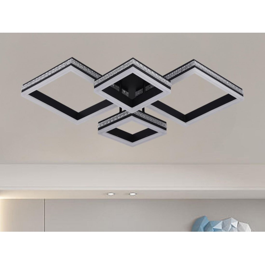 LED-himmennettävä pinta-asennettava kattokruunu LED/175W/230V 3000-6500K + kauko-ohjain