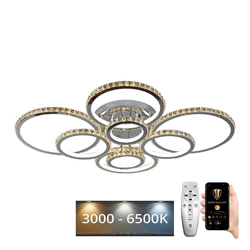 LED Himmennettävä pinta-asennettava kattokruunu LED/315W/230V 3000-6500K + kaukosäädin