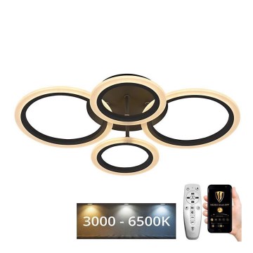LED-himmennettävä pinta-asennettava kattokruunu LED/50W/230V 3000-6500K + kaukosäädin