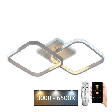 LED Himmennettävä pinta-asennettava kattokruunu LED/55W/230V 3000-6500K + kaukosäädin