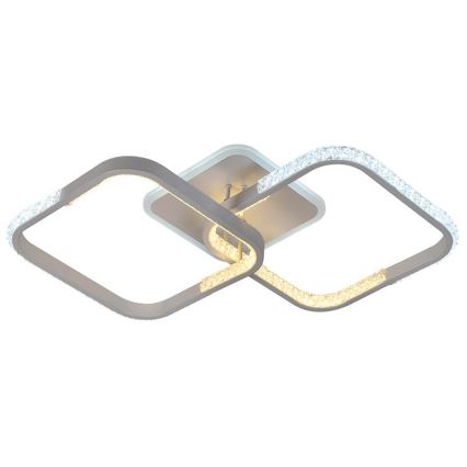 LED Himmennettävä pinta-asennettava kattokruunu LED/55W/230V 3000-6500K + kaukosäädin
