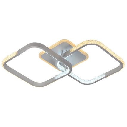 LED Himmennettävä pinta-asennettava kattokruunu LED/55W/230V 3000-6500K + kaukosäädin