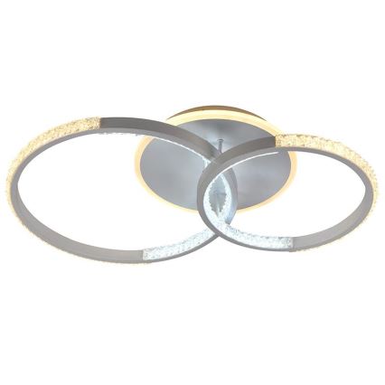 LED Himmennettävä pinta-asennettava kattokruunu LED/55W/230V 3000-6500K + kaukosäädin