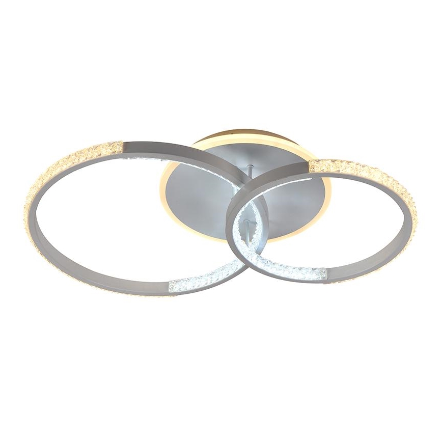 LED Himmennettävä pinta-asennettava kattokruunu LED/55W/230V 3000-6500K + kaukosäädin
