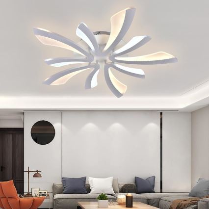 LED Himmennettävä pinta-asennettava kattokruunu LED/55W/230V 3000-6500K + kaukosäädin