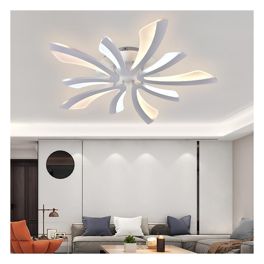 LED Himmennettävä pinta-asennettava kattokruunu LED/55W/230V 3000-6500K + kaukosäädin
