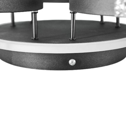LED Himmennettävä pinta-asennettava kattokruunu LED/60W/230V 3000-6500K + kaukosäädin