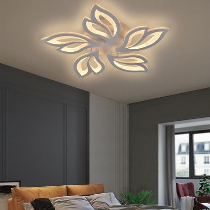 LED Himmennettävä pinta-asennettava kattokruunu LED/65W/230V 3000-6500K + kaukosäädin