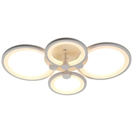 LED Himmennettävä pinta-asennettava kattokruunu LED/65W/230V 3000-6500K + kaukosäädin