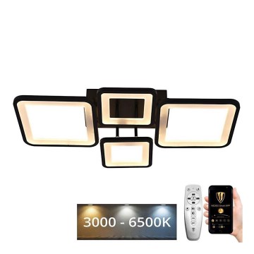LED Himmennettävä pinta-asennettava kattokruunu LED/70W/230V 3000-6500K + kaukosäädin