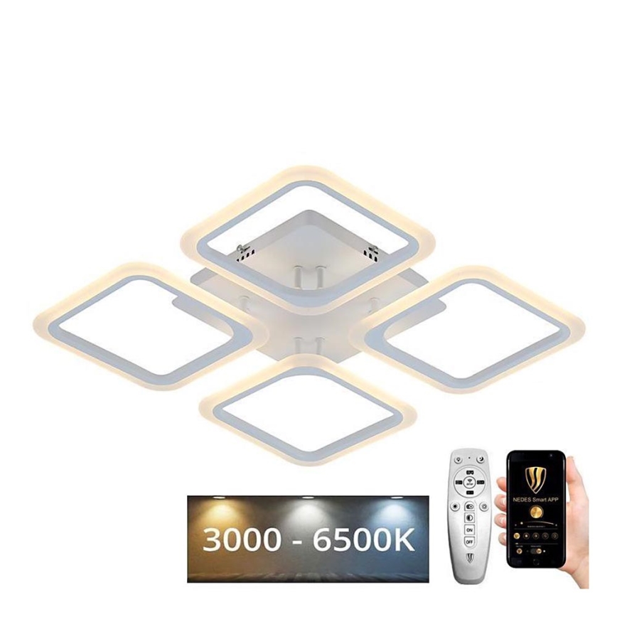 LED Himmennettävä pinta-asennettava kattokruunu LED/70W/230V 3000-6500K + kaukosäädin