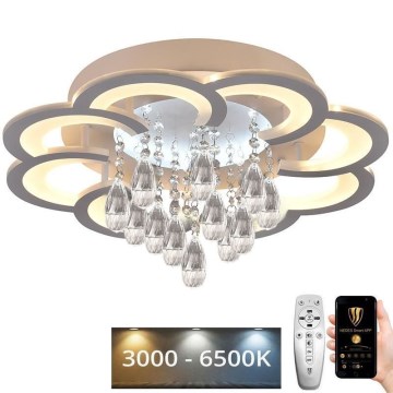 LED Himmennettävä pinta-asennettava kattokruunu LED/70W/230V 3000-6500K + kaukosäädin