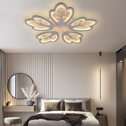 LED-himmennettävä pinta-asennettava kattokruunu LED/80W/230V 3000-6500K + kaukosäädin