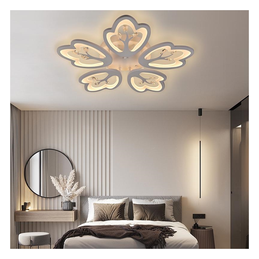 LED-himmennettävä pinta-asennettava kattokruunu LED/80W/230V 3000-6500K + kaukosäädin