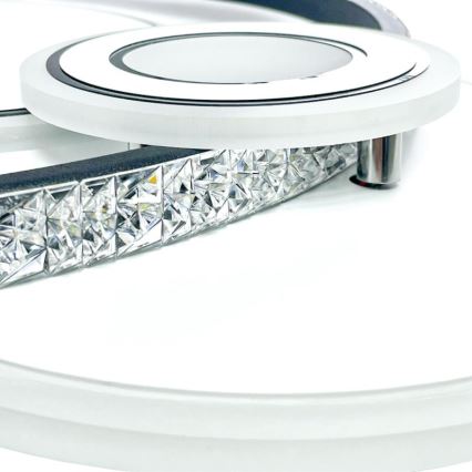 LED Himmennettävä pinta-asennettava kattokruunu LED/80W/230V 3000-6500K + kaukosäädin