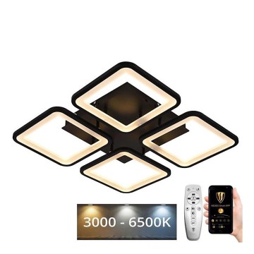 LED Himmennettävä pinta-asennettava kattokruunu LED/85W/230V 3000-6500K + kaukosäädin
