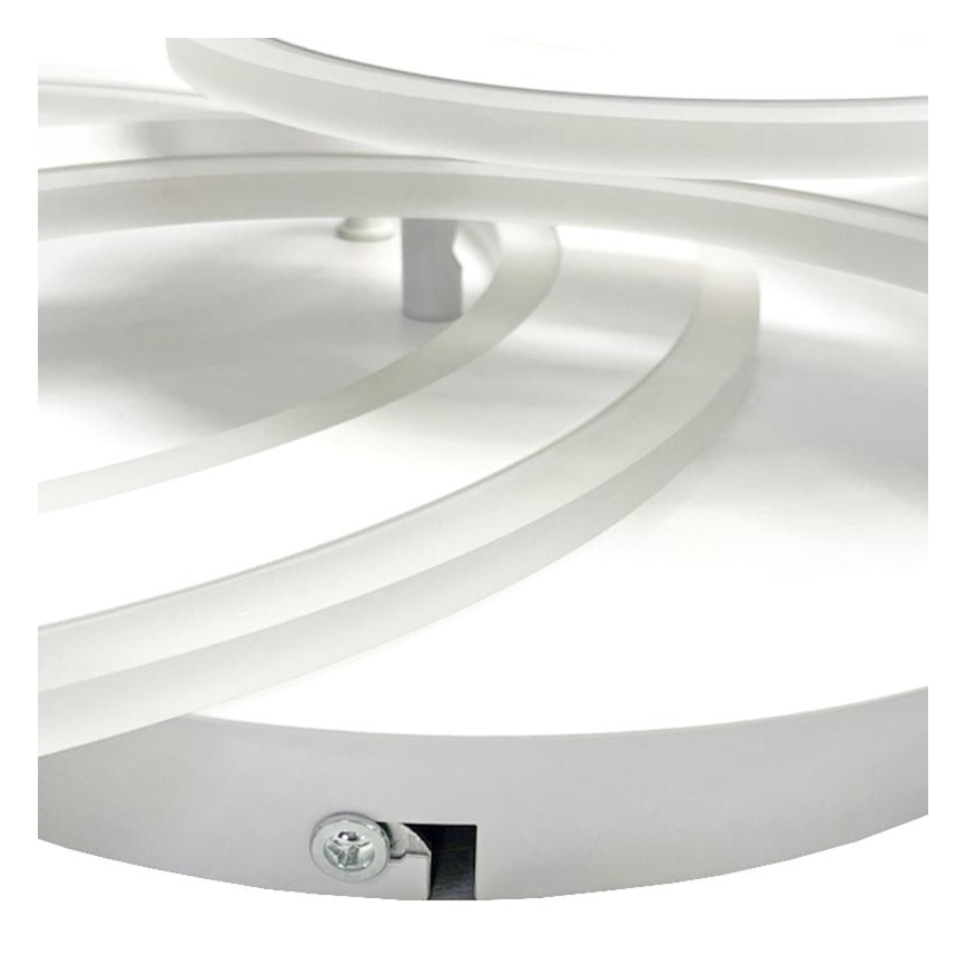 LED Himmennettävä pinta-asennettava kattokruunu LED/90W/230V 3000-6500K + kaukosäädin