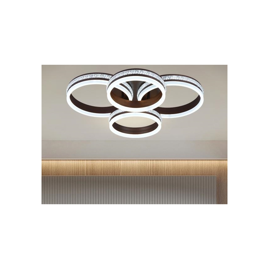 LED-himmennettävä pinta-asennettava kattovalaisin 150 W / 230 V, 3000–6500 K + kaukosäädin