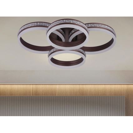 LED-himmennettävä pinta-asennettava kattovalaisin 150 W / 230 V, 3000–6500 K + kaukosäädin