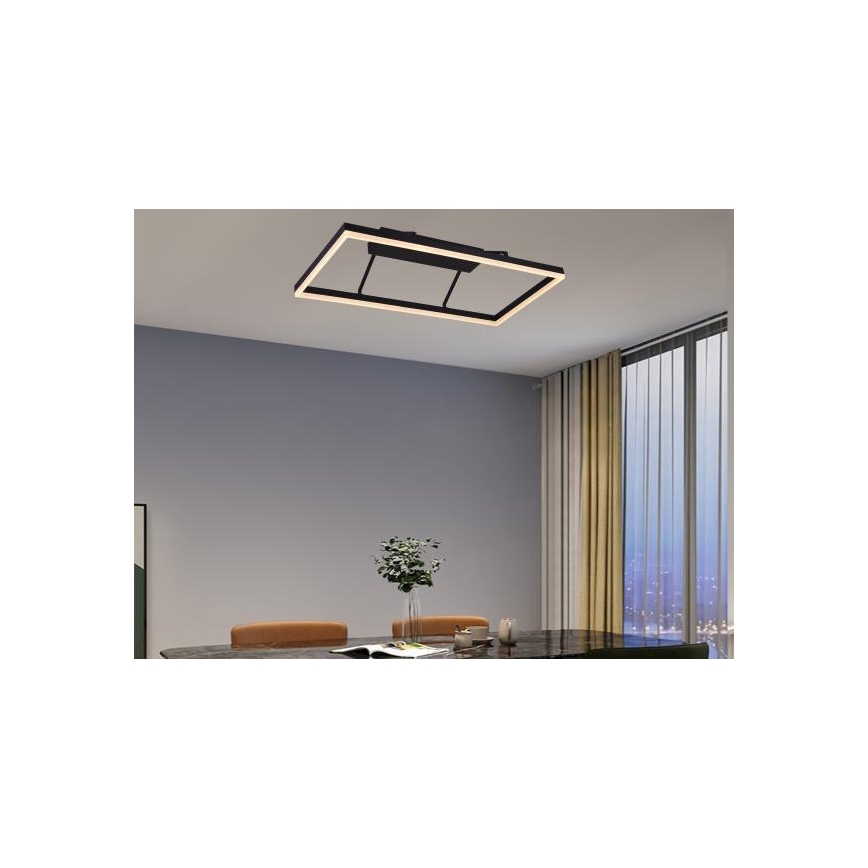 LED-himmennettävä pinta-asennettava kattovalaisin LED/55W/230V 3000-6500K + kaukosäädin