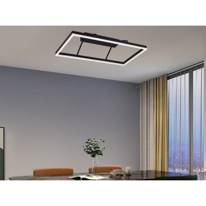 LED-himmennettävä pinta-asennettava kattovalaisin LED/55W/230V 3000-6500K + kaukosäädin