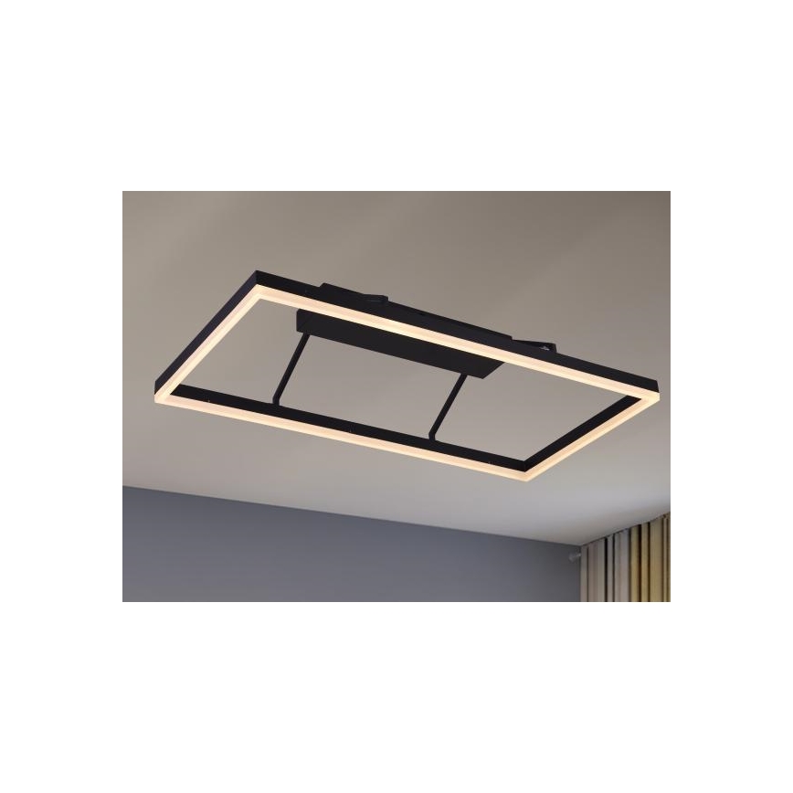 LED-himmennettävä pinta-asennettava kattovalaisin LED/55W/230V 3000-6500K + kaukosäädin