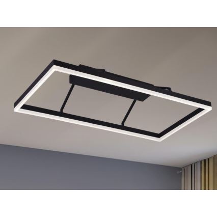 LED-himmennettävä pinta-asennettava kattovalaisin LED/55W/230V 3000-6500K + kaukosäädin