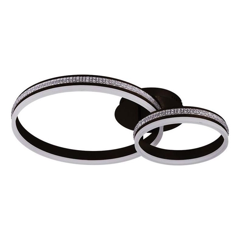 LED Himmennettävä pintakiinnitteinen kattokruunu LED/110W/230V 3000-6500K + kaukosäädin