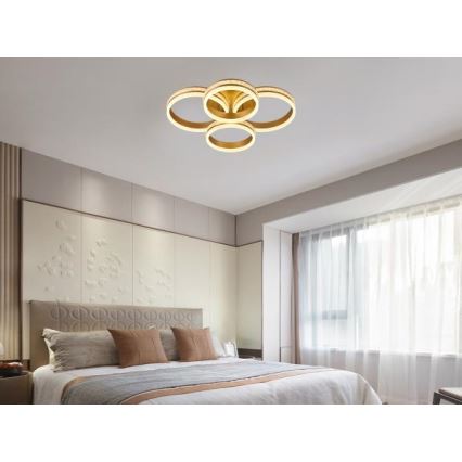 LED-himmennettävä pintakiinnitteinen kattokruunu LED/150W/230V 3000-6500K + kaukosäädin