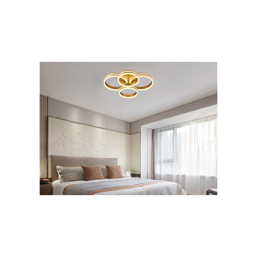 LED-himmennettävä pintakiinnitteinen kattokruunu LED/150W/230V 3000-6500K + kaukosäädin