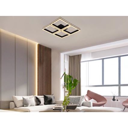 LED himmennettävä pintakiinnitteinen kattokruunu LED/215W/230V 3000-6500K + kaukosäädin