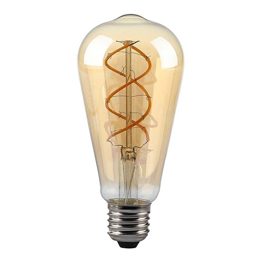 LED Himmennettävä polttimo FILAMENT ST64 E27/4,8W/230V 1800K