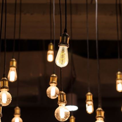 LED Himmennettävä polttimo FILAMENT ST64 E27/4,8W/230V 1800K