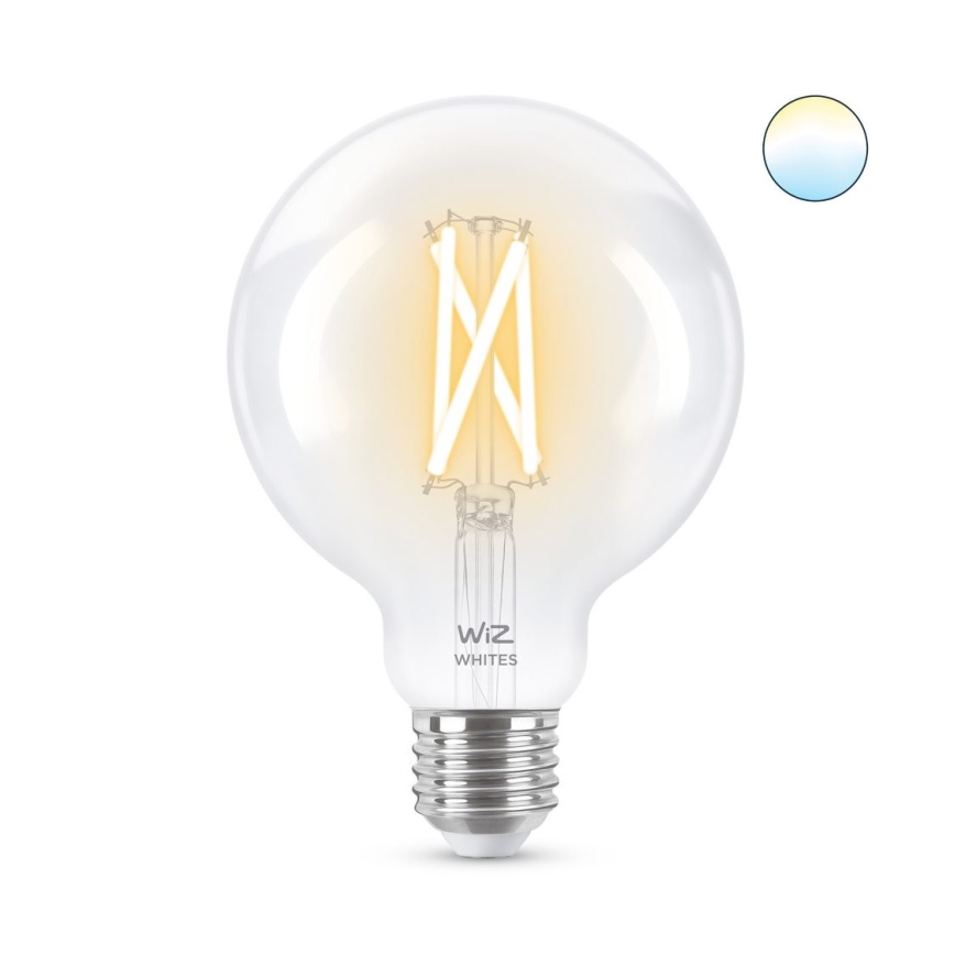 LED-himmennettävä polttimo FILAMENT G95 E27/6,7W/230V 2700-6500K CRI 90 Wi-Fi - WiZ