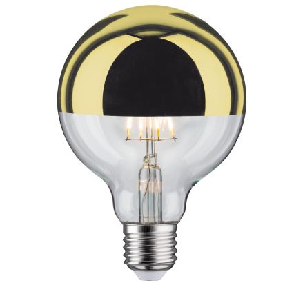 LED-himmennettävä polttimo peilipallokannalla GLOBE G95 E27/6,5W/230V 2700K kulta - Paulmann 28675
