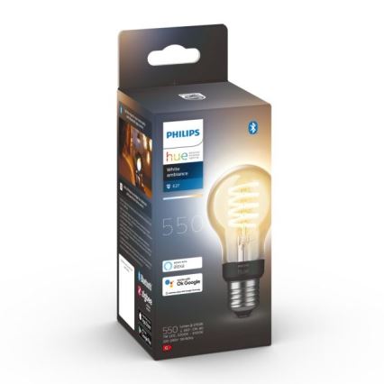 LED Himmennettävä polttimo Philips Hue WHITE AMBIANCE A60 E27/7W/230V 2200-4500K