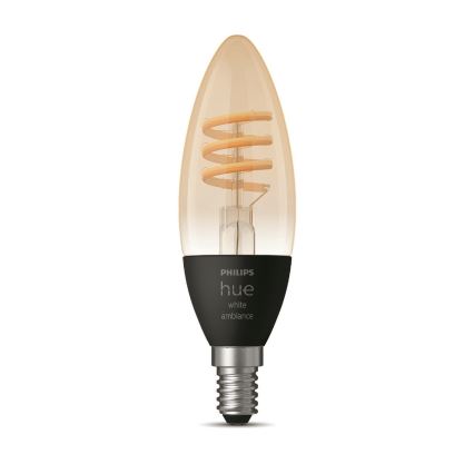LED Himmennettävä polttimo Philips Hue WHITE AMBIANCE E14/4,6W/230V 2200-4500K