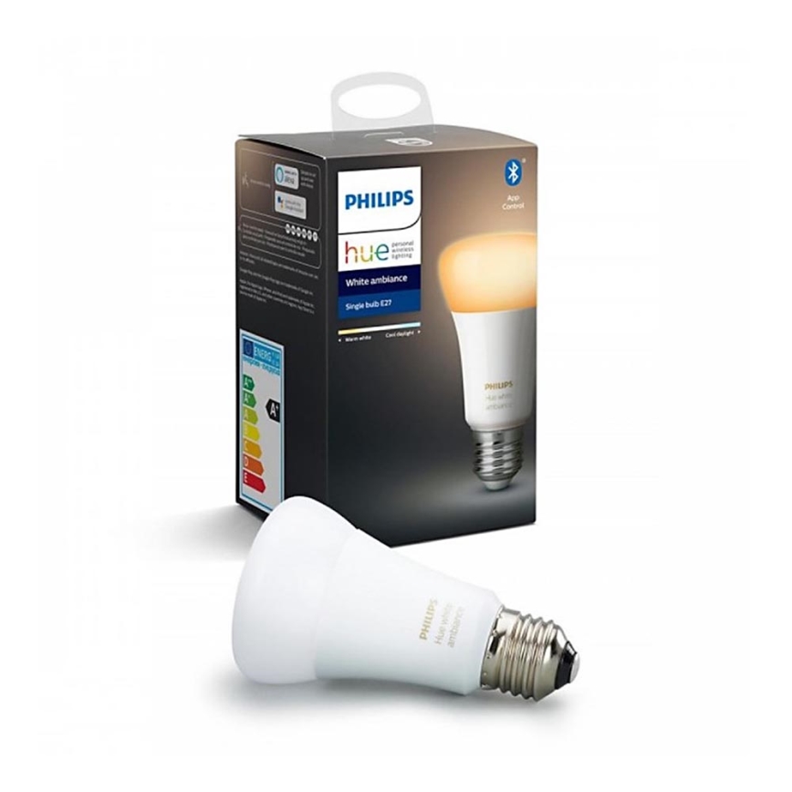 LED Himmennettävä polttimo Philips Hue WHITE AMBIANCE E27/8W/230V 2200-6500K
