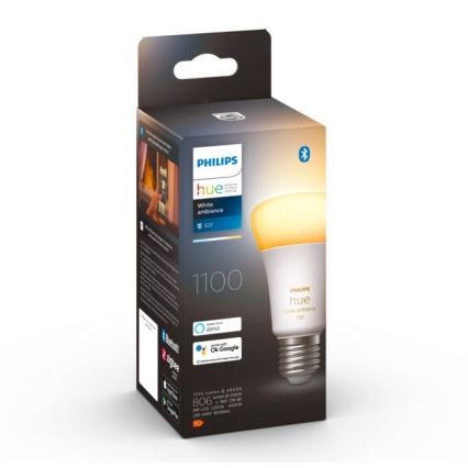 LED Himmennettävä polttimo Philips Hue WHITE AMBIANCE E27/8W/230V 2200-6500K